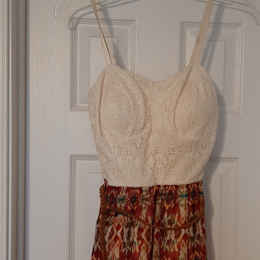 Floor length summer dress